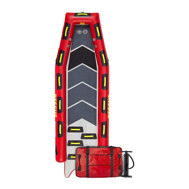 Inflatable rescue sled